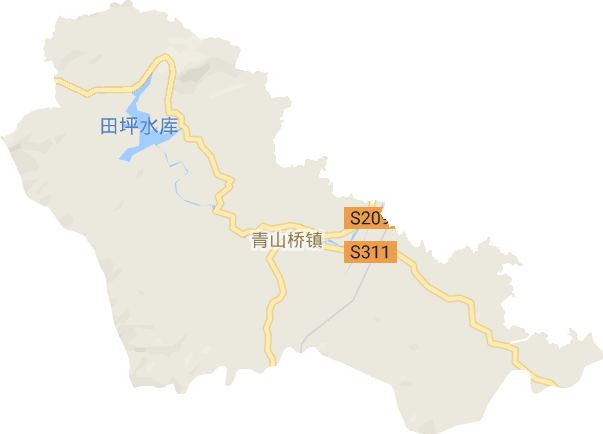 青山桥镇电子地图