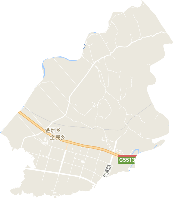 金洲镇电子地图