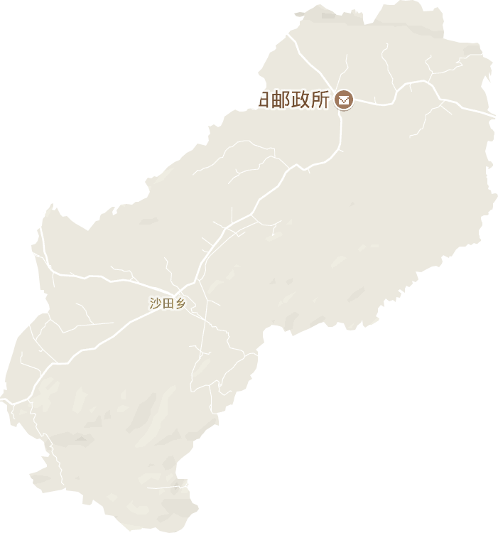 沙田乡电子地图