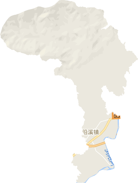沿溪镇电子地图
