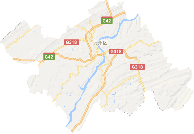 万州区电子地图