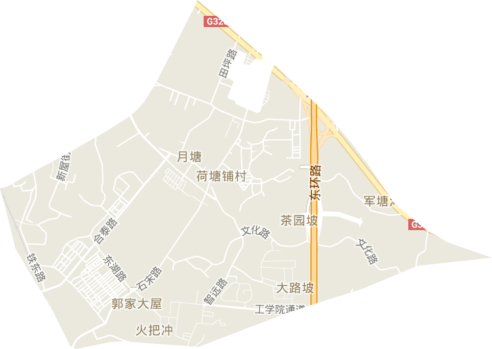月塘街道电子地图
