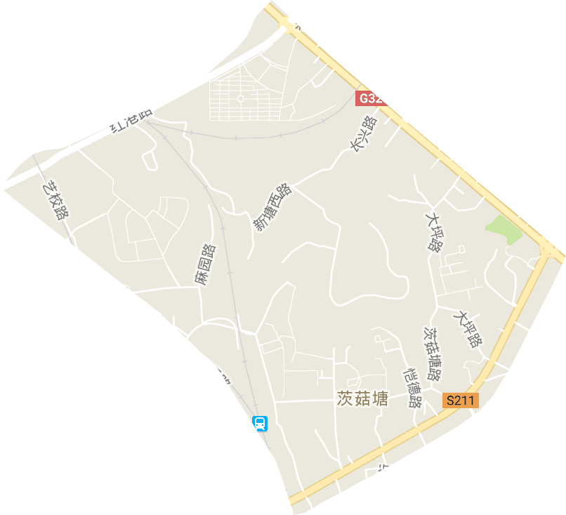 茨菇塘街道电子地图