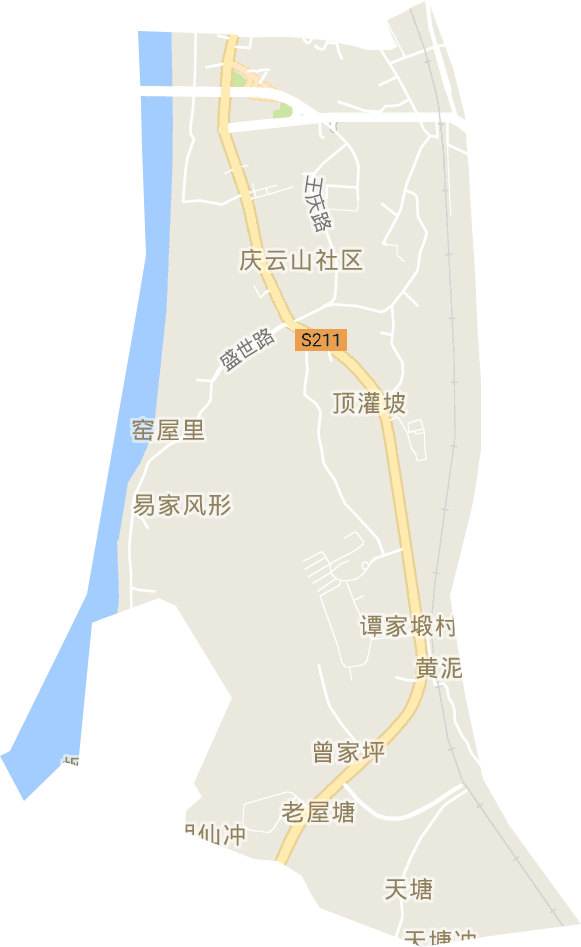 庆云街道电子地图