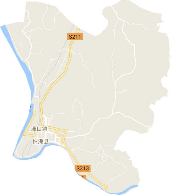 渌口镇电子地图