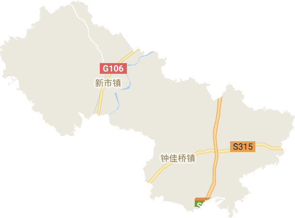新市镇电子地图