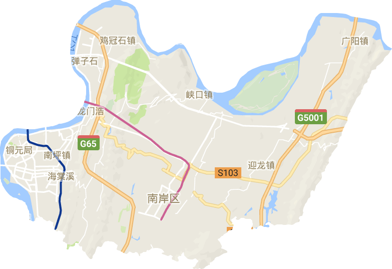 南岸区电子地图