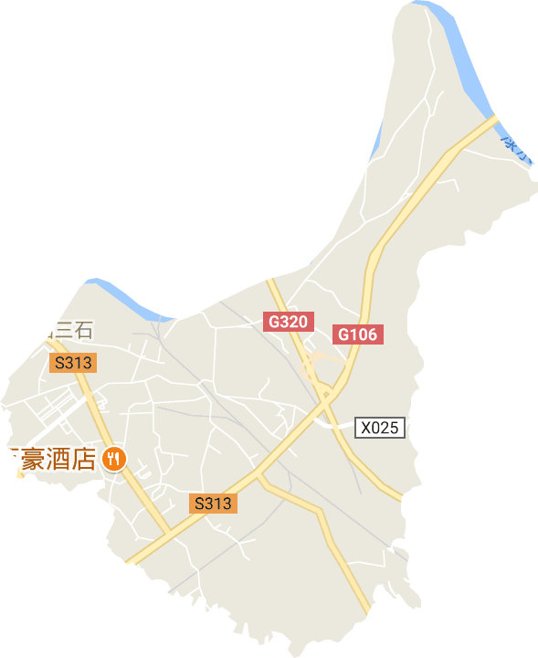 阳三石街道电子地图