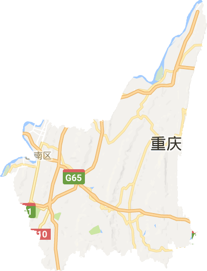 巴南区电子地图