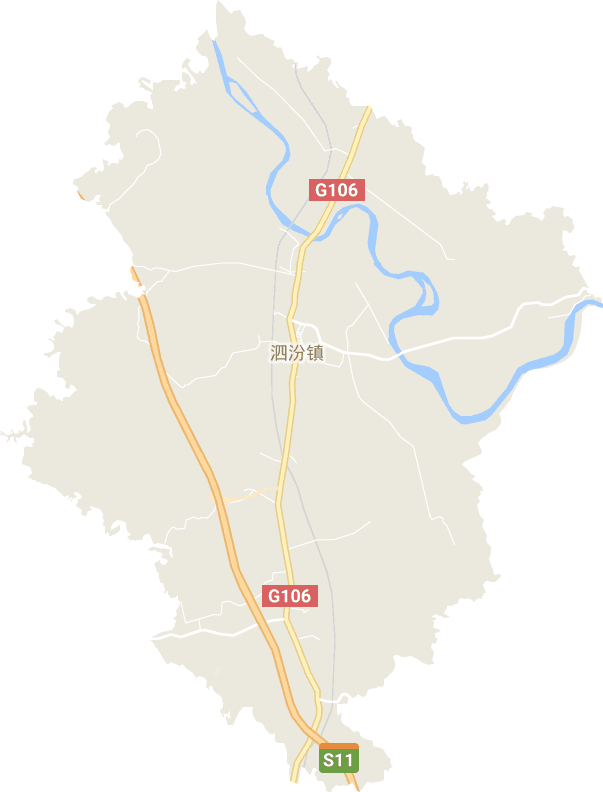 泗汾镇电子地图