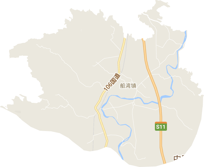 船湾镇电子地图