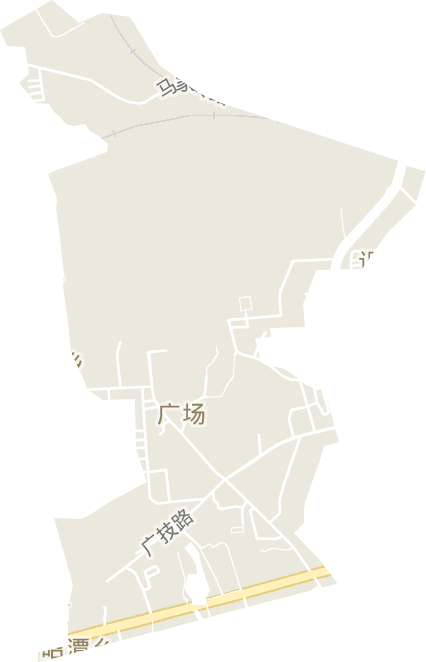广场街道电子地图