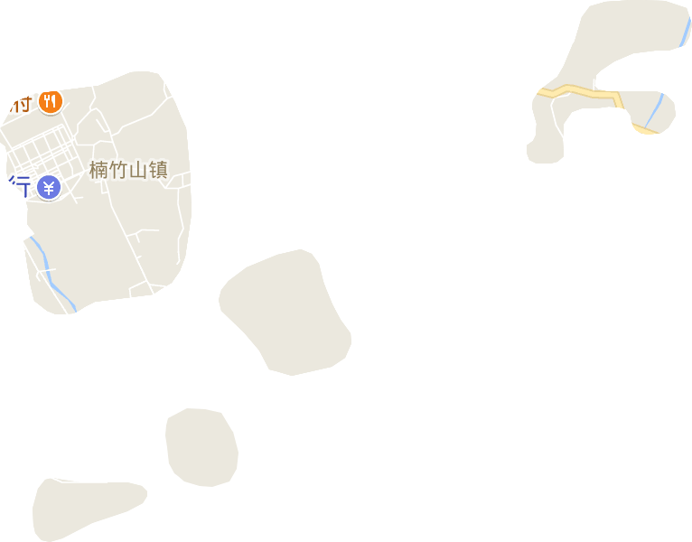 楠竹山镇电子地图