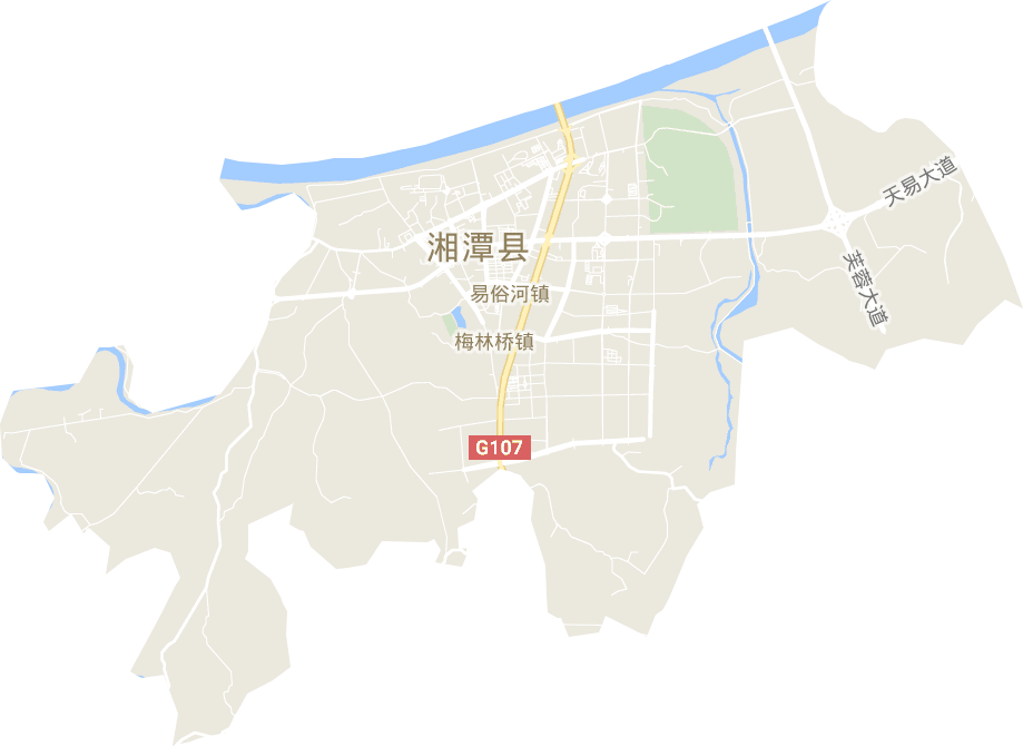 易俗河镇电子地图