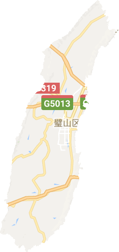 璧山区电子地图