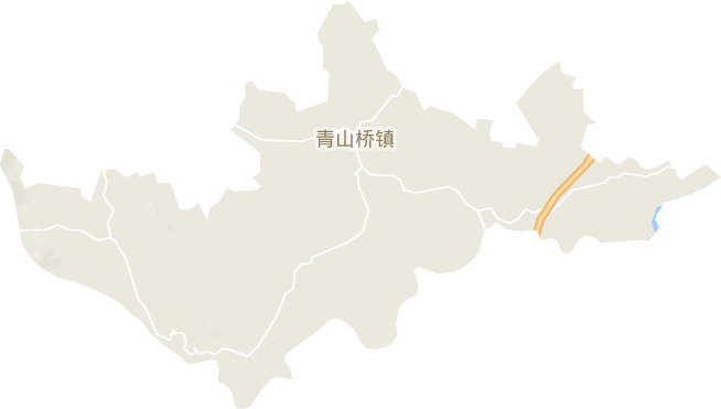 青山桥镇电子地图