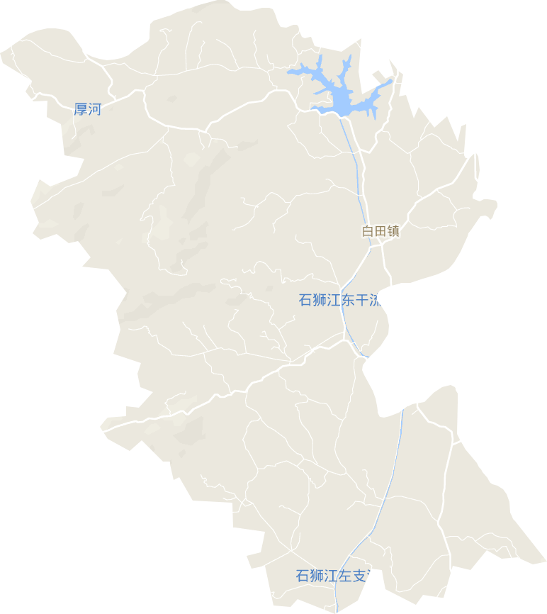 白田镇电子地图