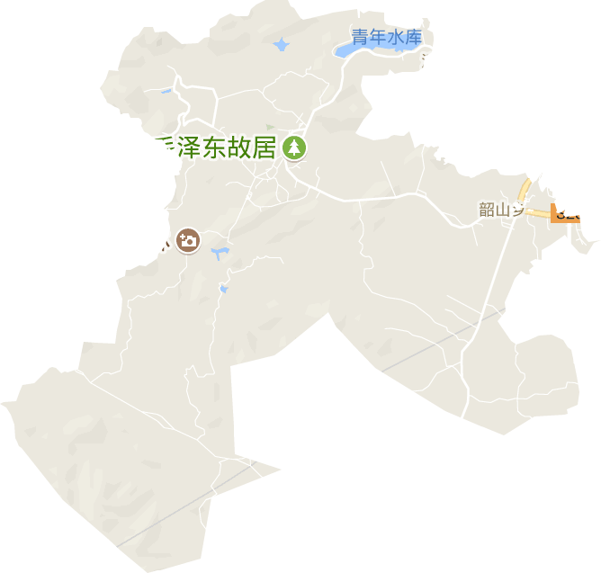 韶山乡电子地图