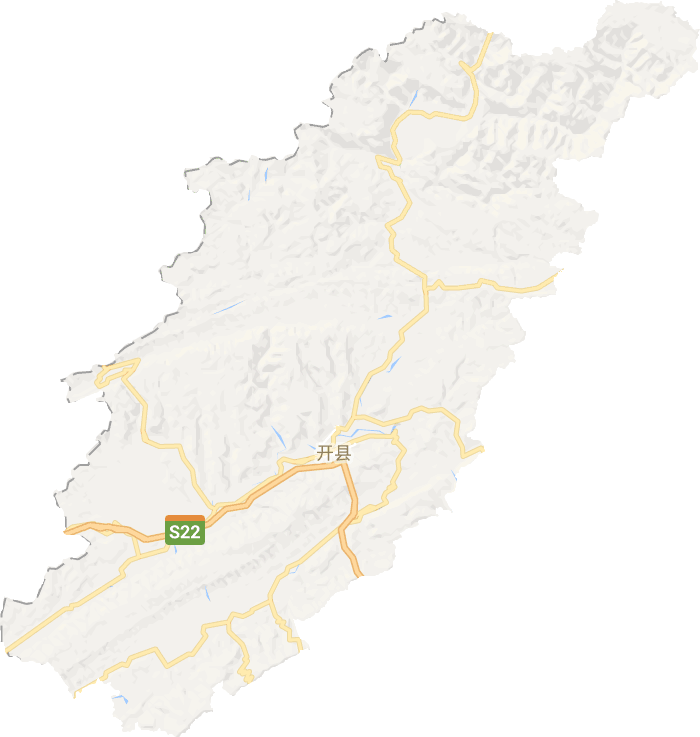 开州区电子地图