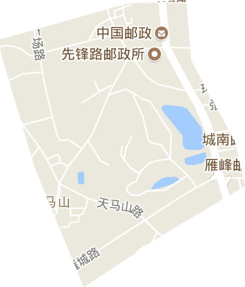 天马山街道电子地图