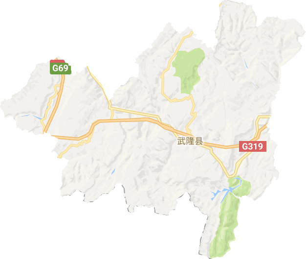 武隆区电子地图