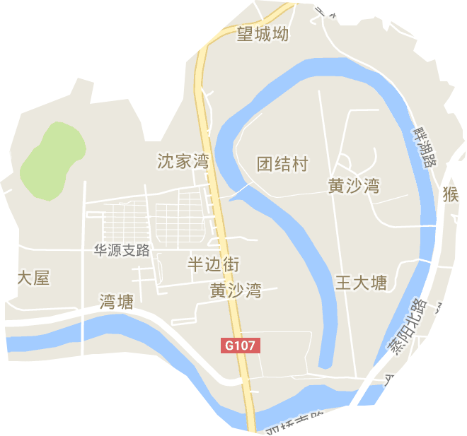 黄沙湾街道电子地图