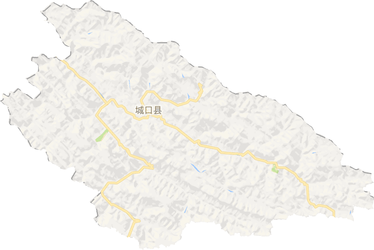 城口县电子地图