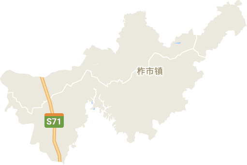 柞市镇电子地图