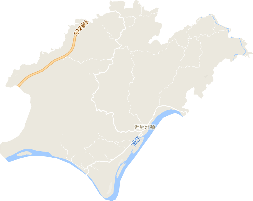 近尾洲镇电子地图