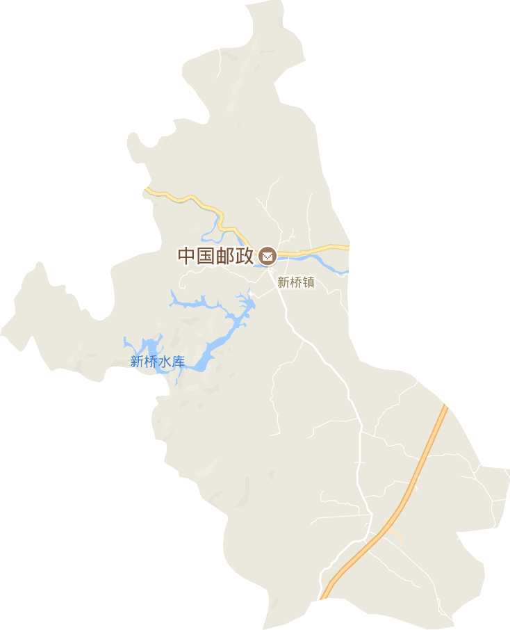 新桥镇电子地图