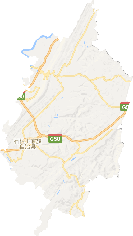 石柱县电子地图