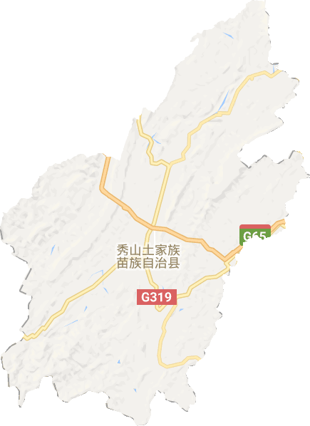 秀山县电子地图