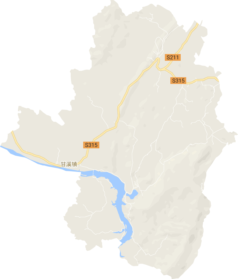 甘溪镇电子地图