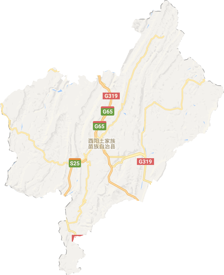 酉阳县电子地图
