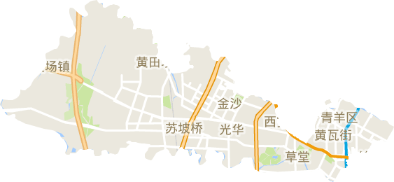 青羊区电子地图