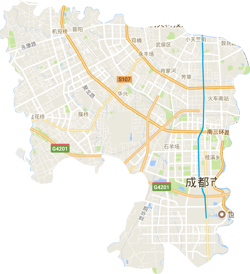 武侯区电子地图
