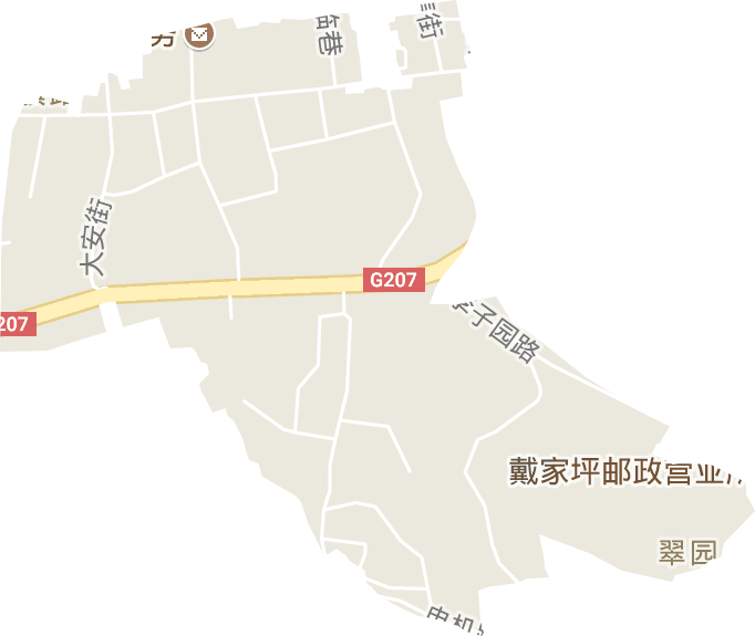红旗路街道电子地图