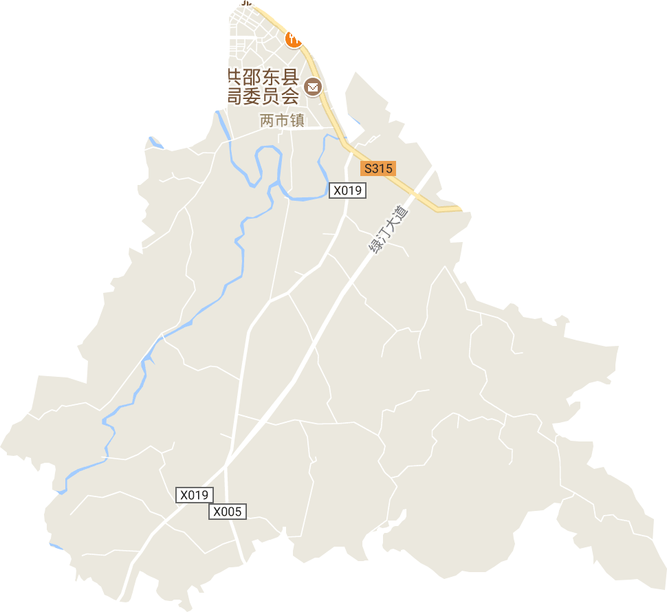 两市塘街道电子地图