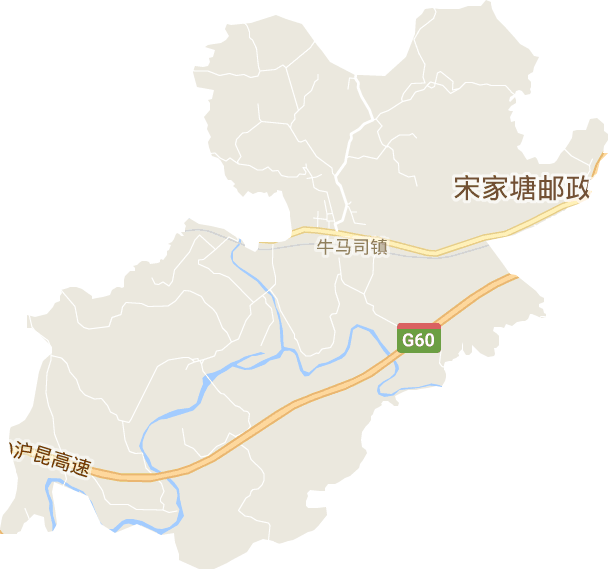 牛马司镇电子地图