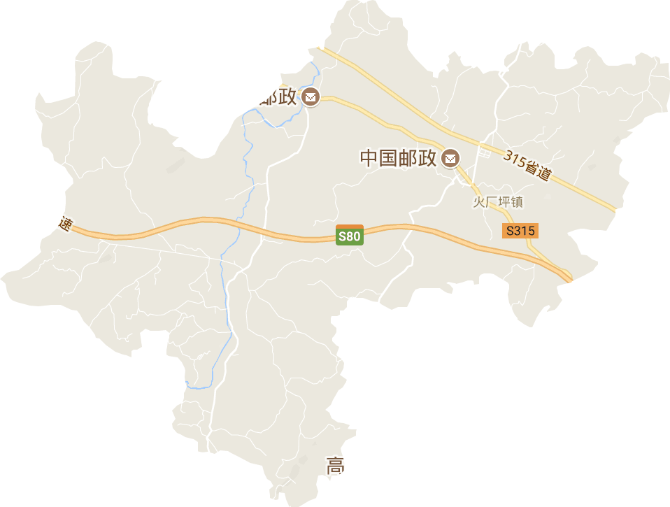 火厂坪镇电子地图