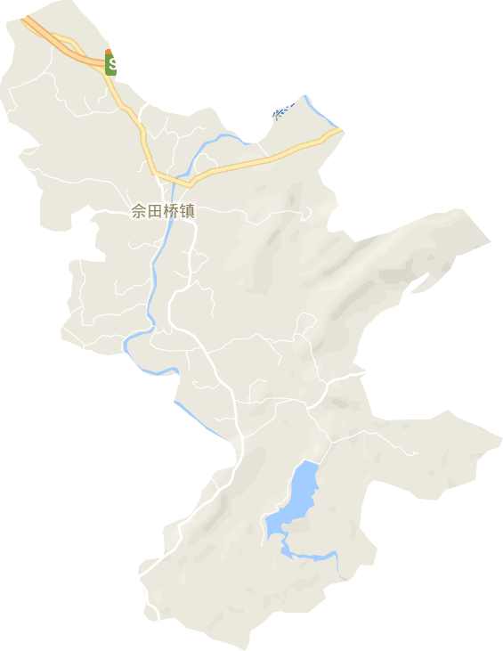 佘田桥镇电子地图