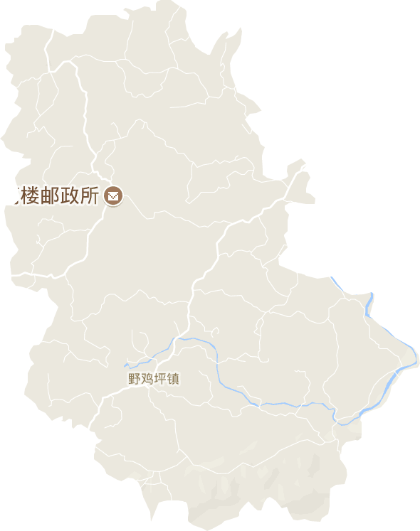 野鸡坪镇电子地图