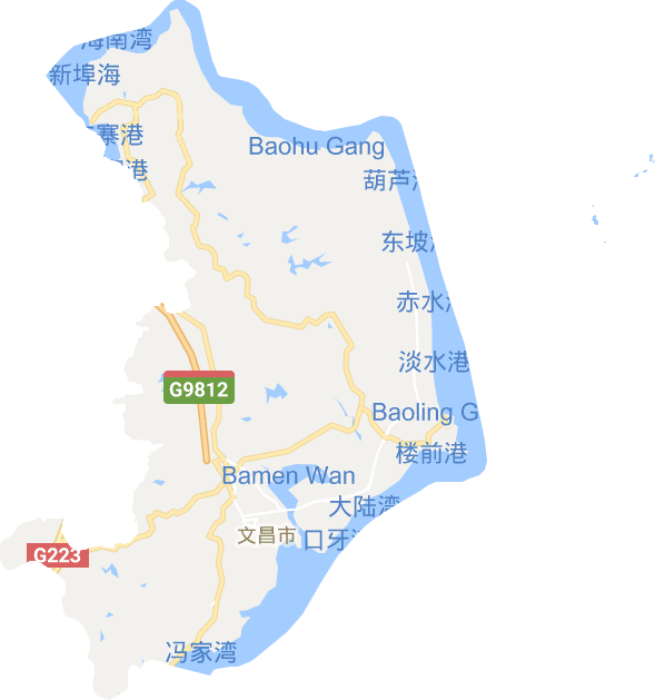 文昌市电子地图