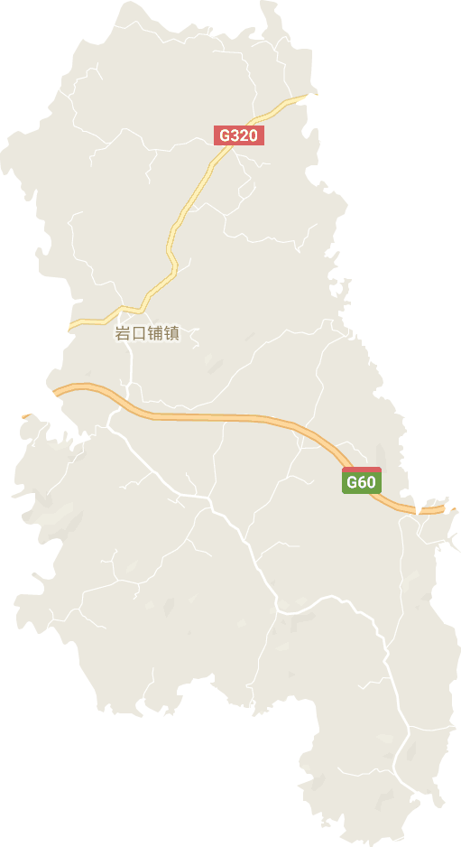 岩口铺镇电子地图