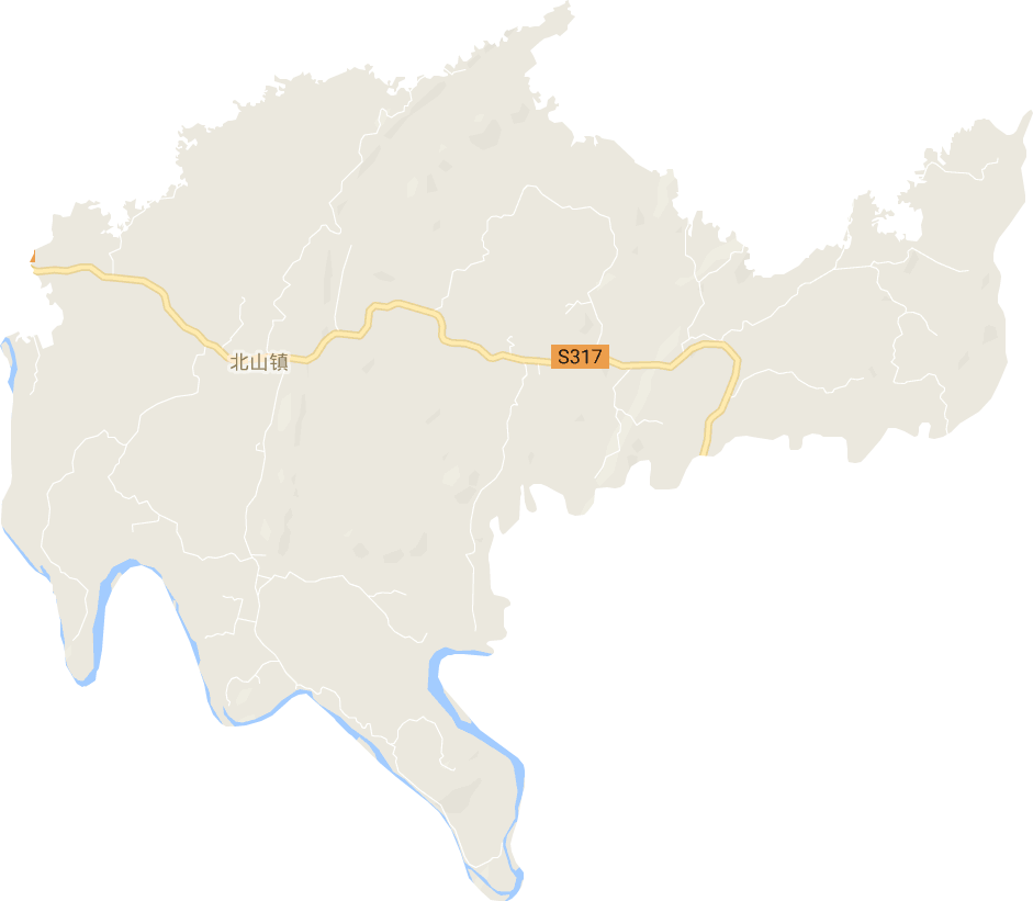 北山镇电子地图