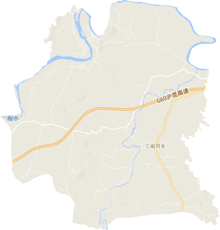三阁司镇电子地图