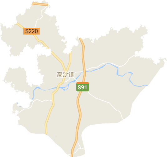 高沙镇电子地图
