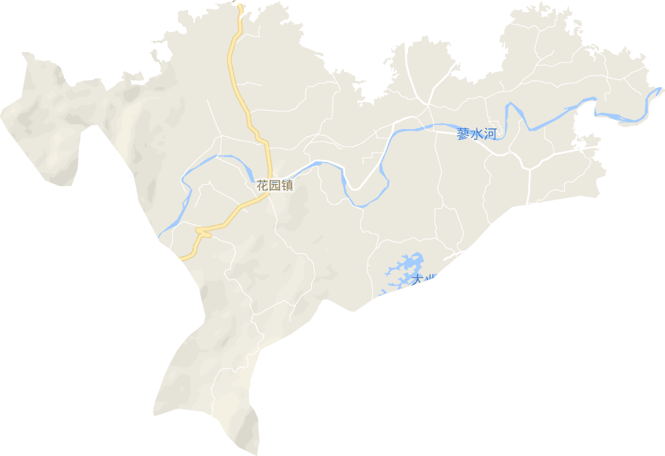 花园镇电子地图