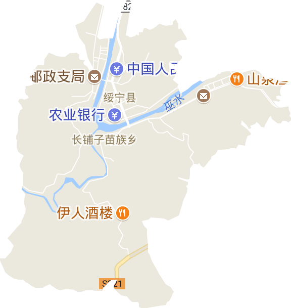 长铺镇电子地图