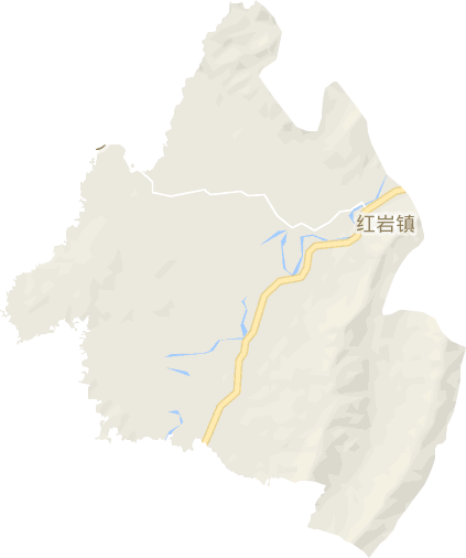 红岩镇电子地图